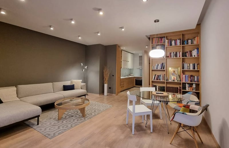 Rent of a stylish 2-room apartment, 65 m², city center, Belgrade, Serbia